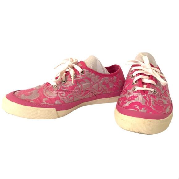 Y2K Glittery Floral Keds sz 6.5 - Picture 1 of 10
